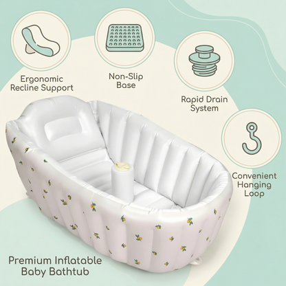Inflatable Baby Bath Tub for Home and Travel