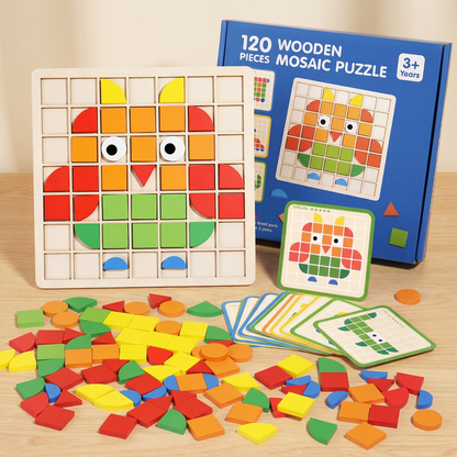 Montessori Mosaic Puzzle Board