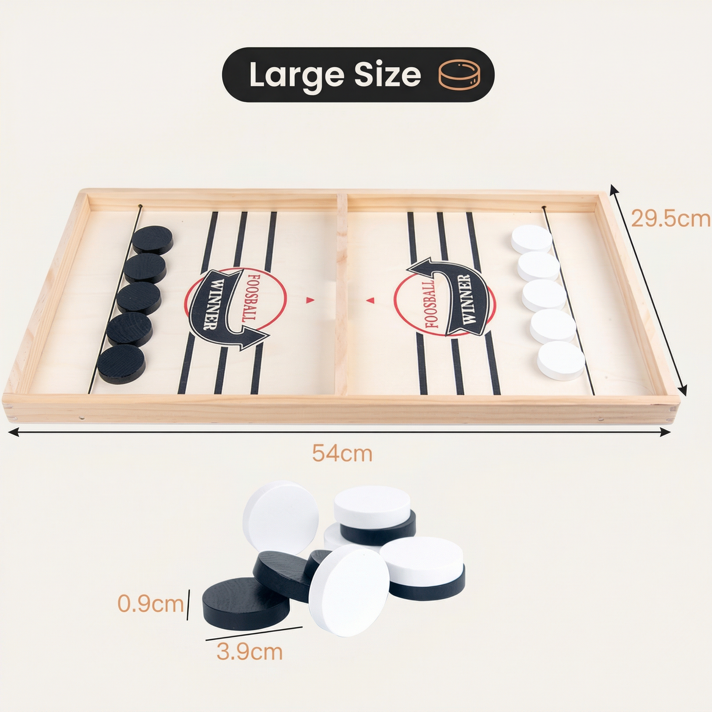 Wooden Slingshot Puck Game