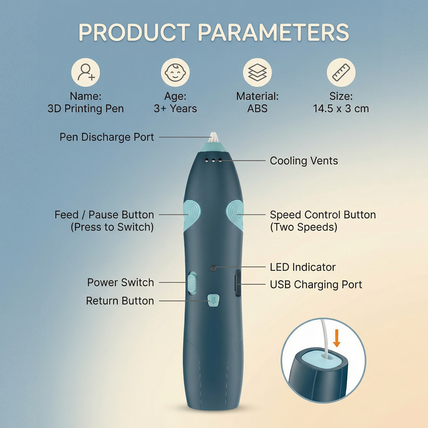 3D Pen Low Temperature for Kids