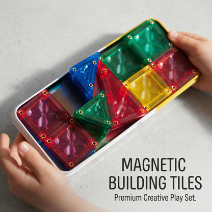 Mini Magnetic Building Blocks Travel Set