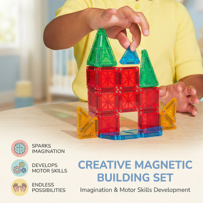 Mini Magnetic Building Blocks Travel Set