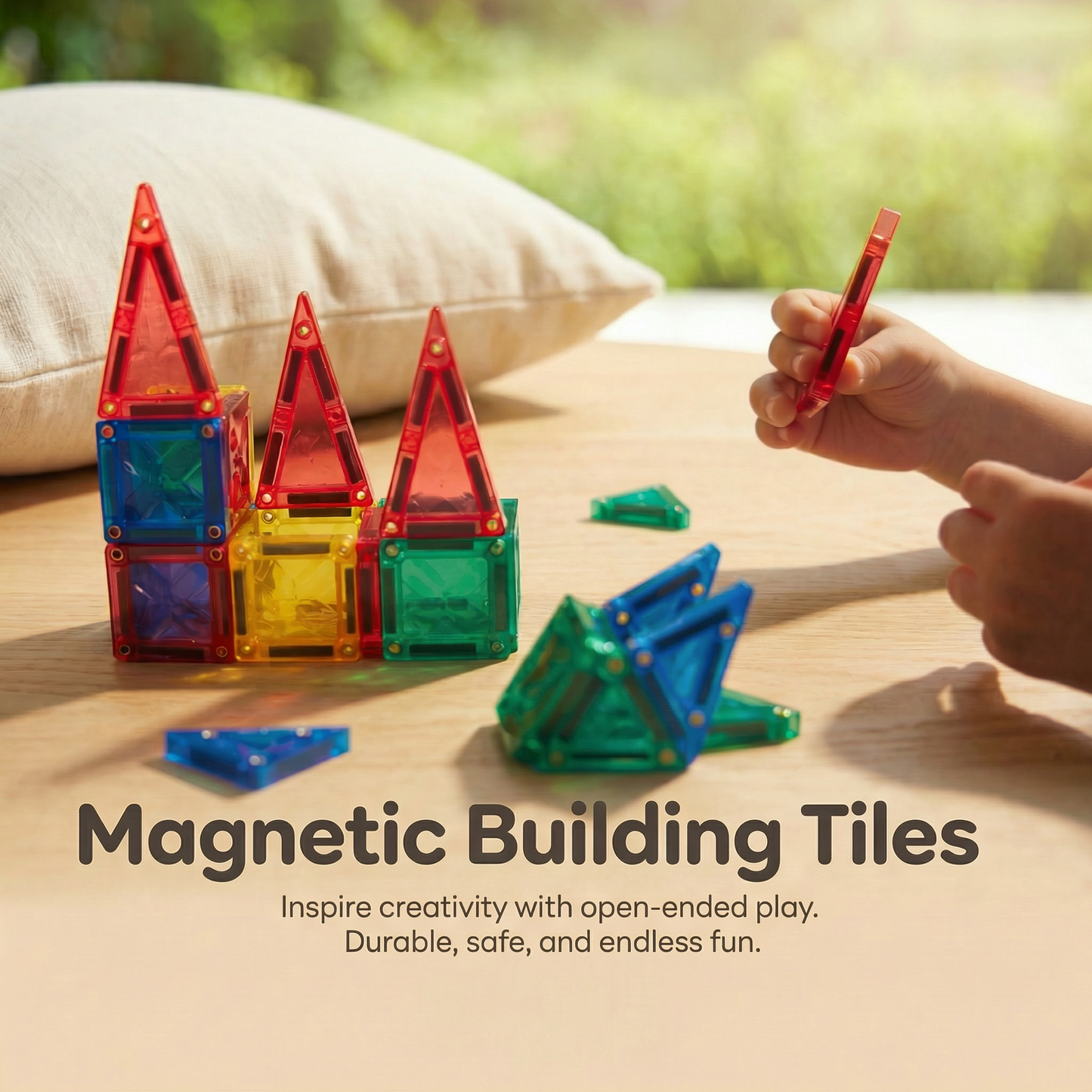 Mini Magnetic Building Blocks Travel Set