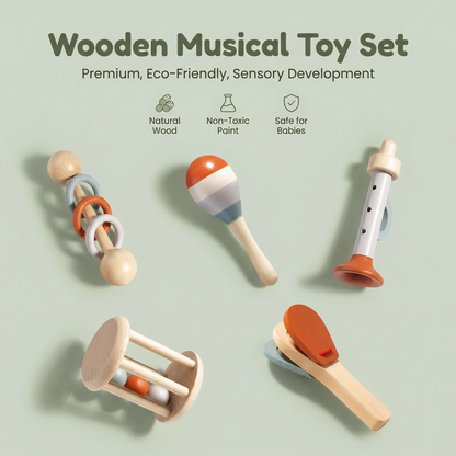 Montessori Wooden Musical Instruments Set