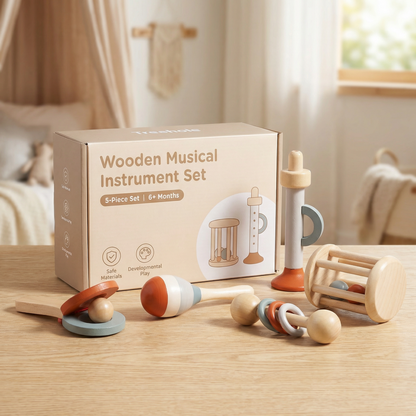 Montessori Wooden Musical Instruments Set