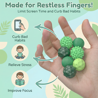 Magnetic Sensory Balls for Kids (8pcs)