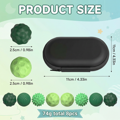 Magnetic Sensory Balls for Kids (8pcs)