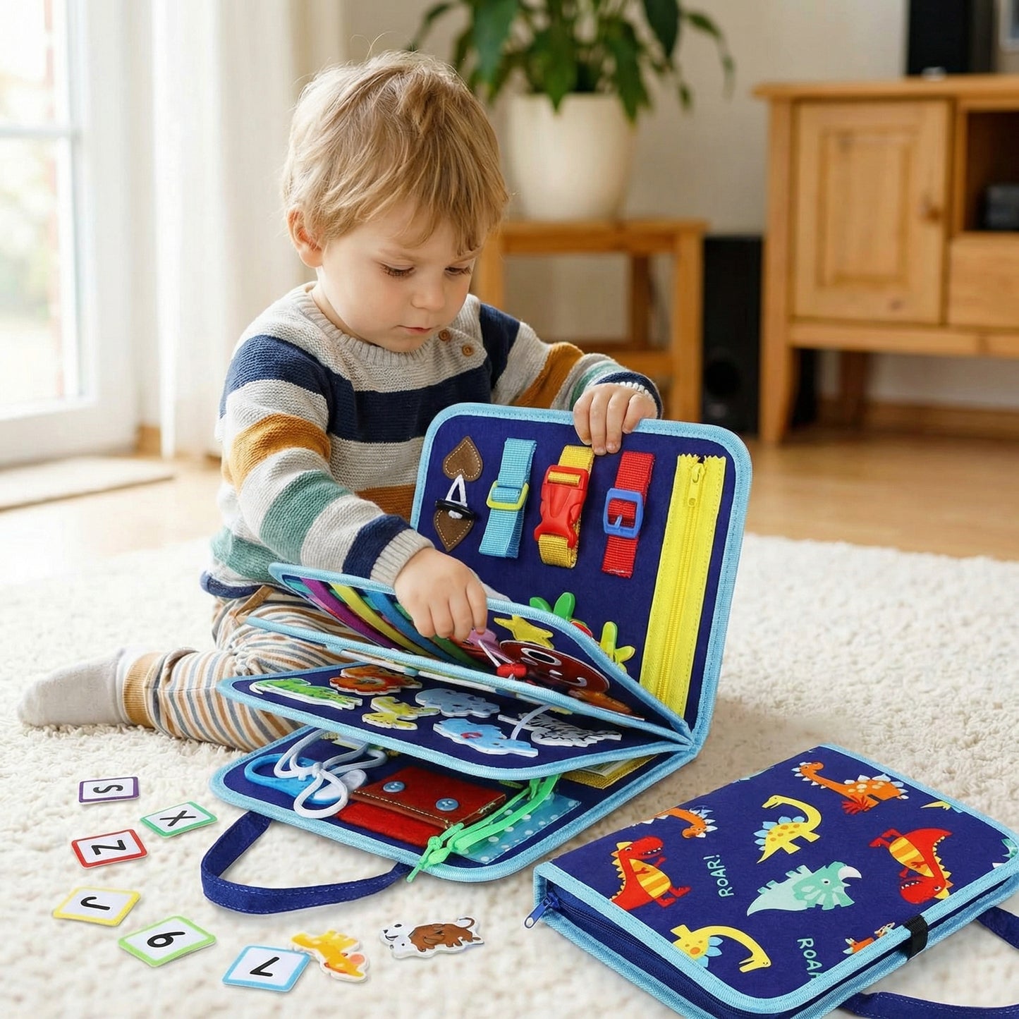 Montessori Busy Book for Toddlers