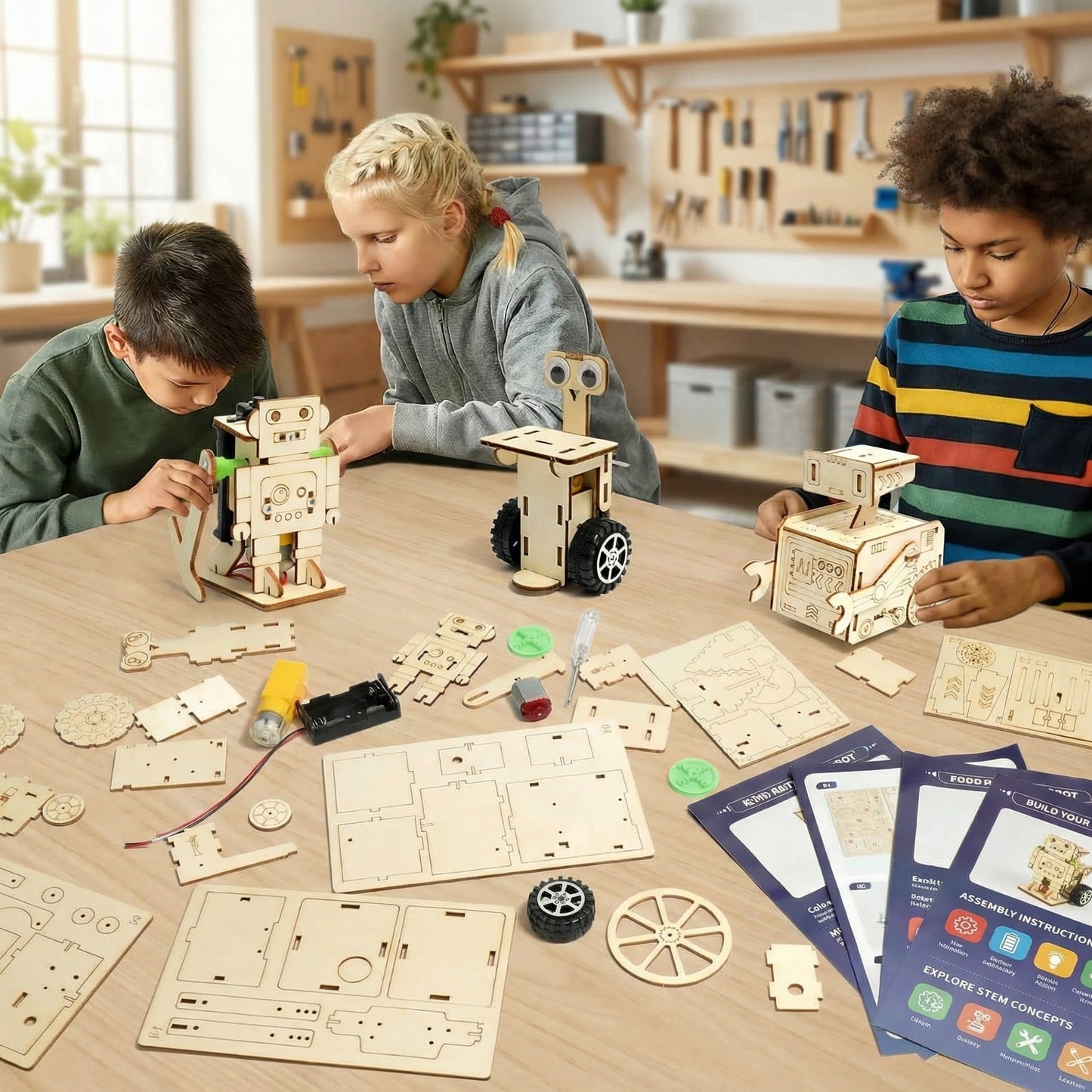 STEM Model Building Kit Robot and Vehicle Set