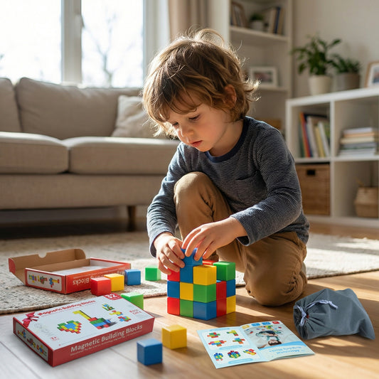 Magnetic Building Cubes for Kids