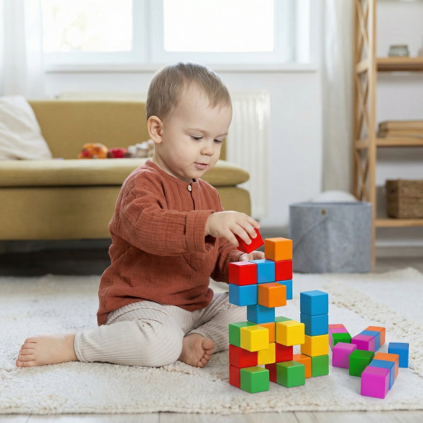 Magnetic Building Cubes for Kids