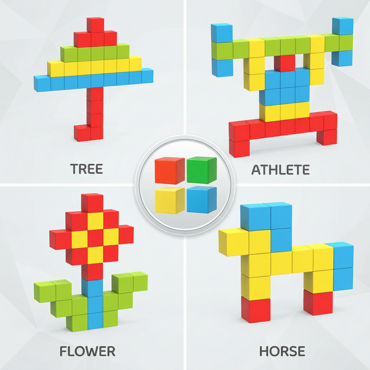 Magnetic Building Cubes for Kids