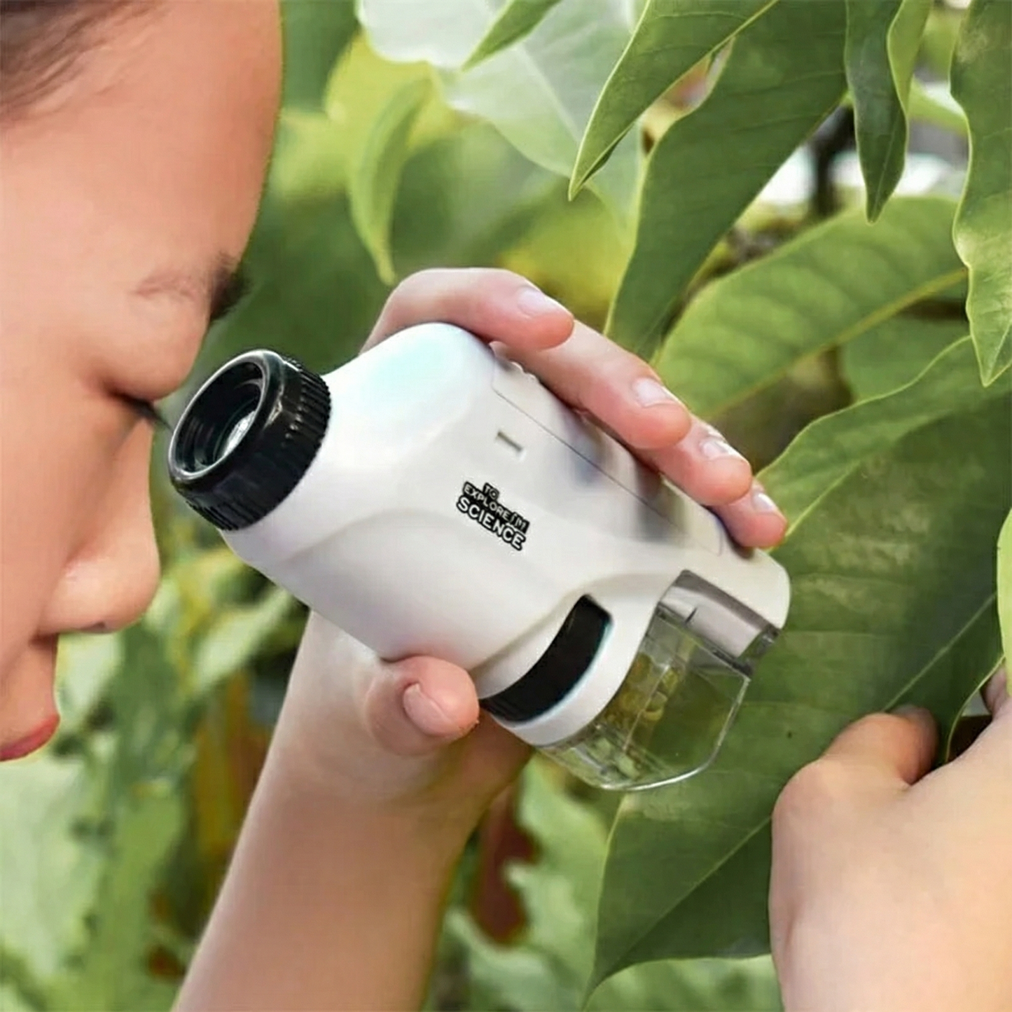 Kids Pocket Microscope with LED Light