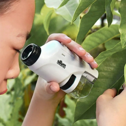 Kids Pocket Microscope with LED Light