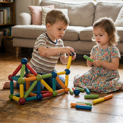 Magnetic Rods & Balls Construction Set