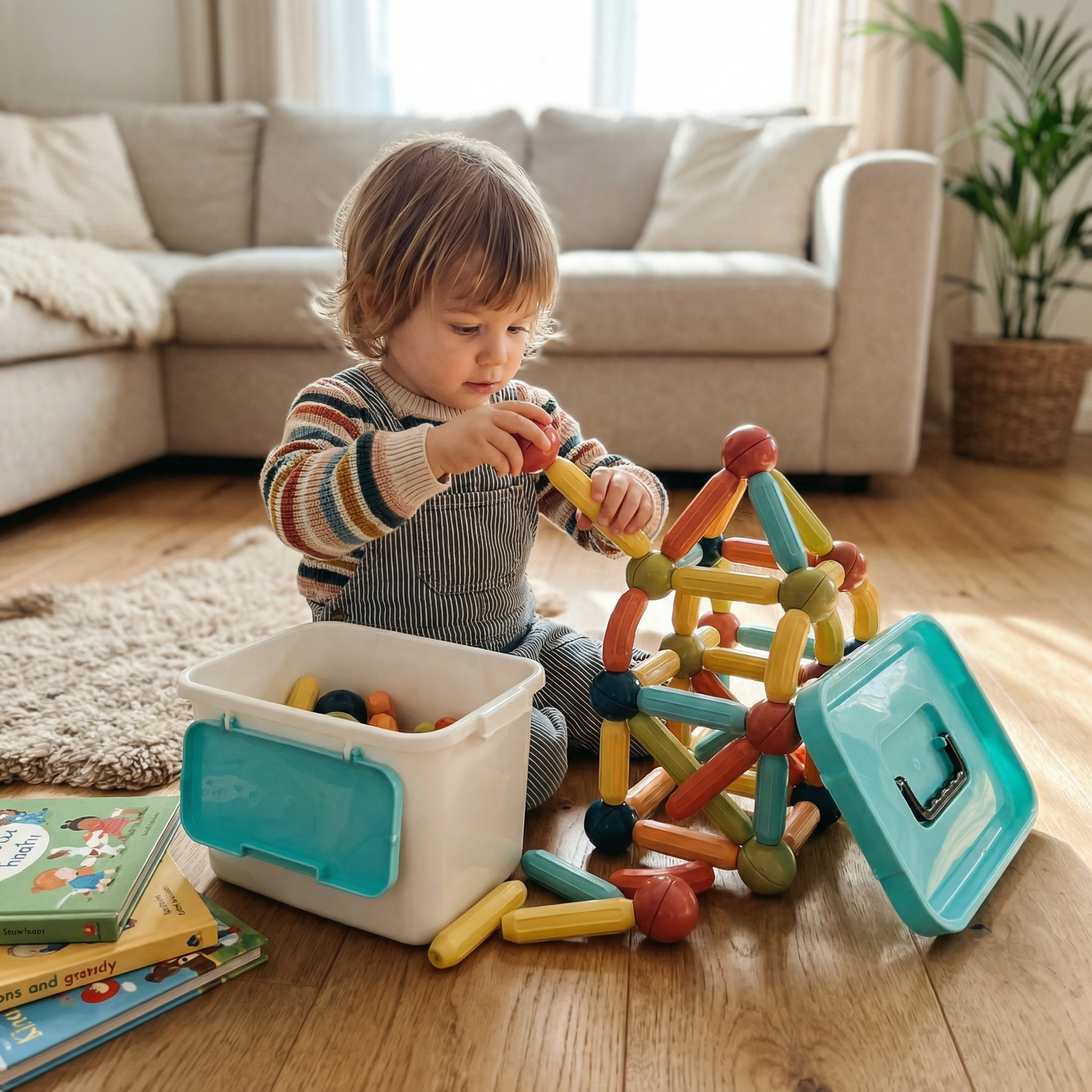 Magnetic Rods & Balls Construction Set
