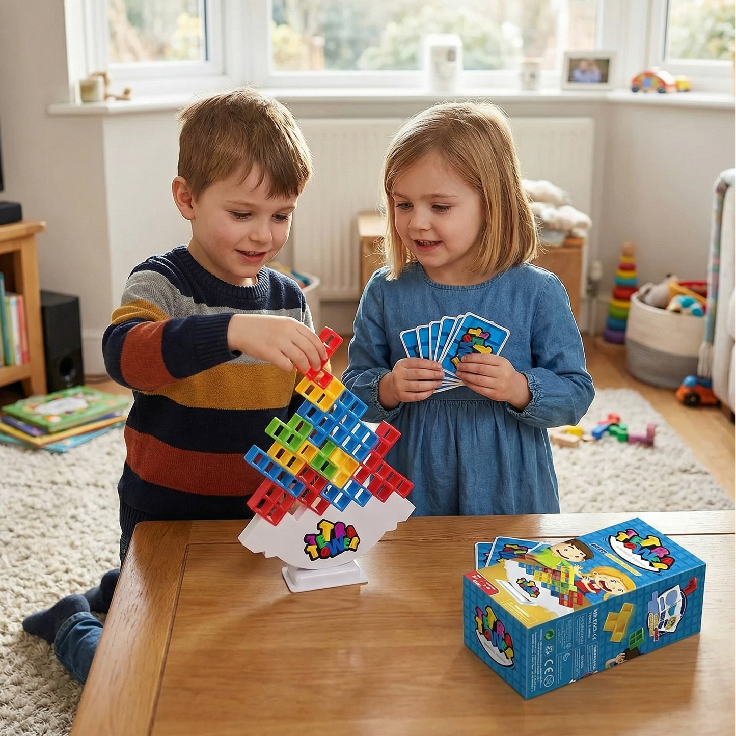 Tetra Tower Balance Tower Stacking Game