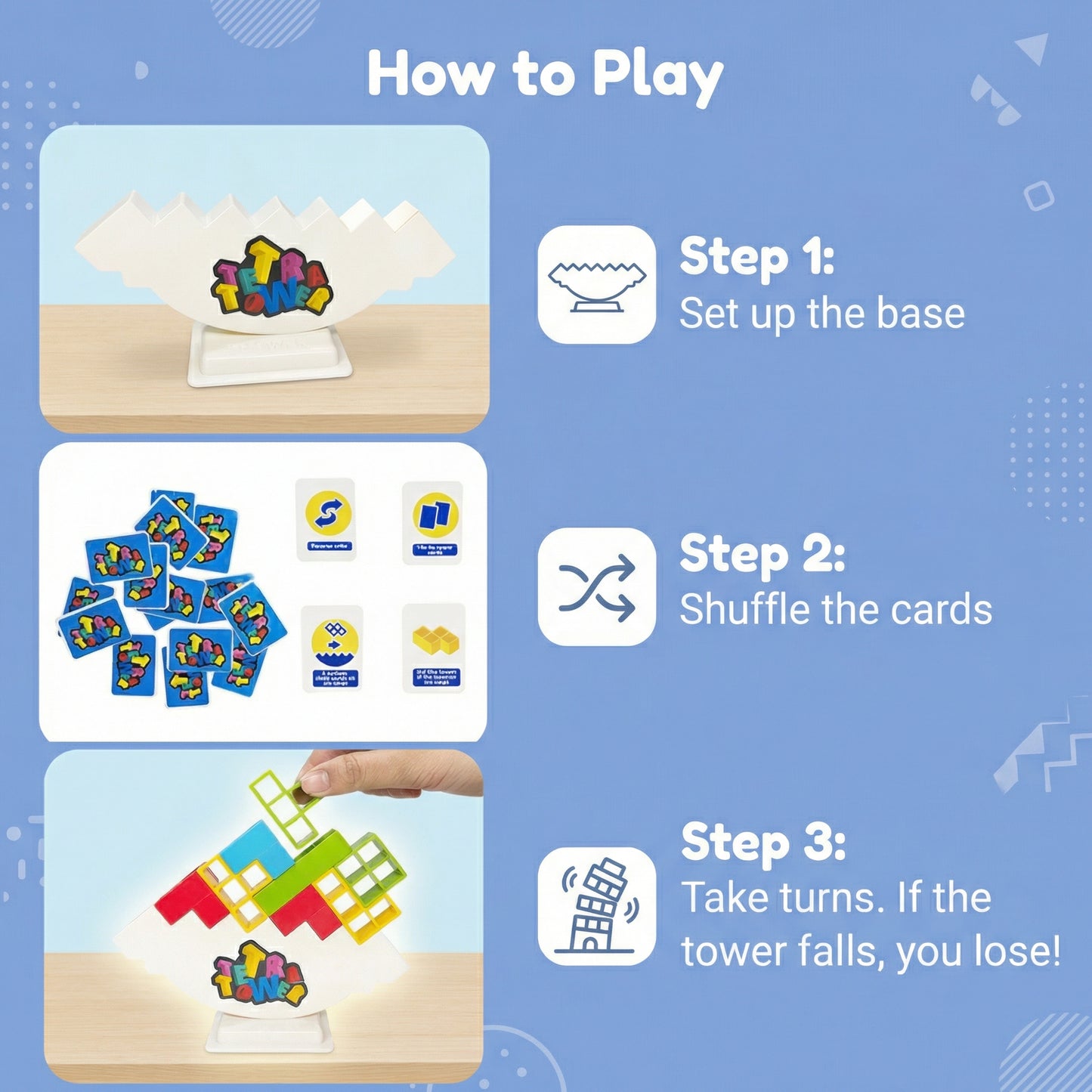 Tetra Tower Balance Tower Stacking Game