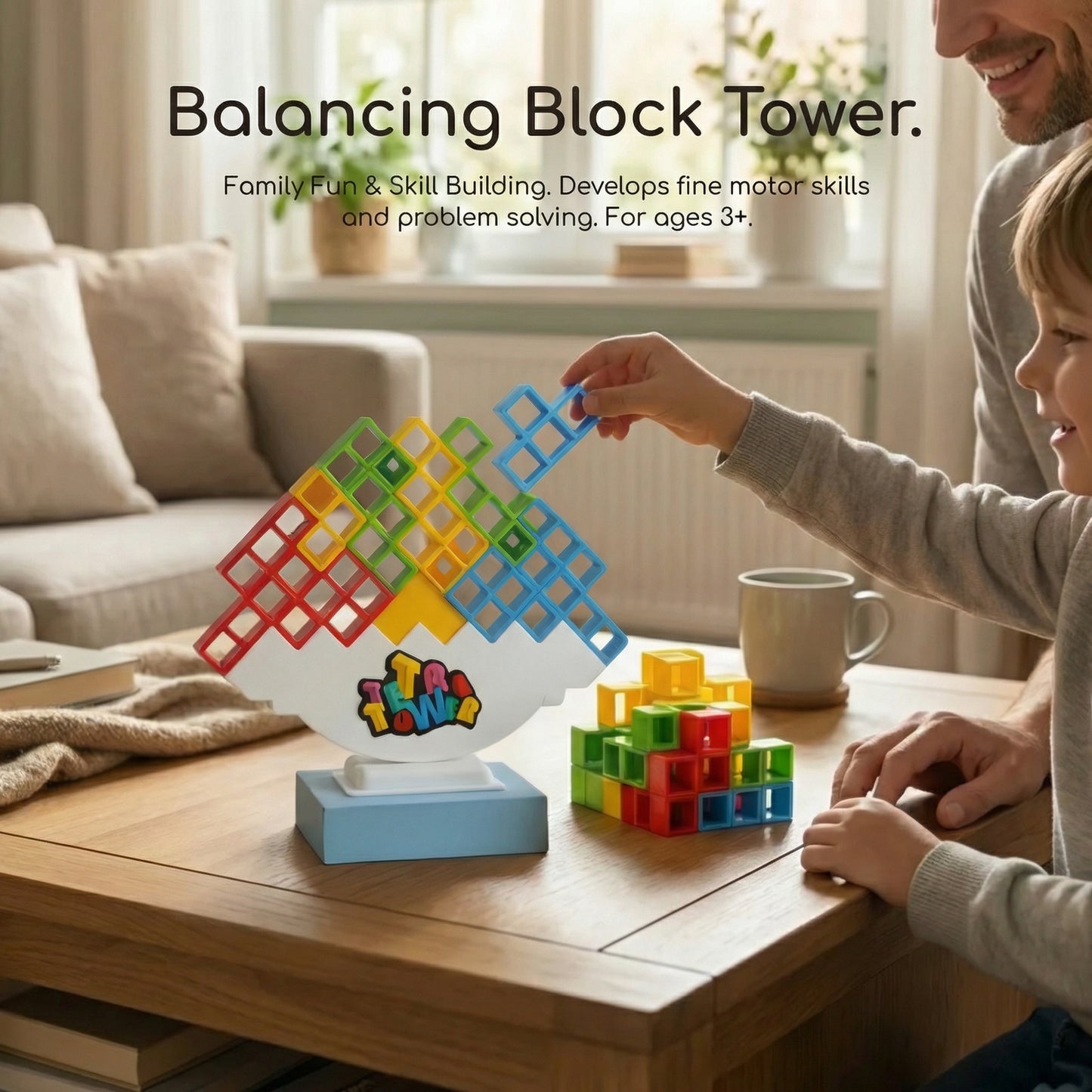 Tetra Tower Balance Tower Stacking Game