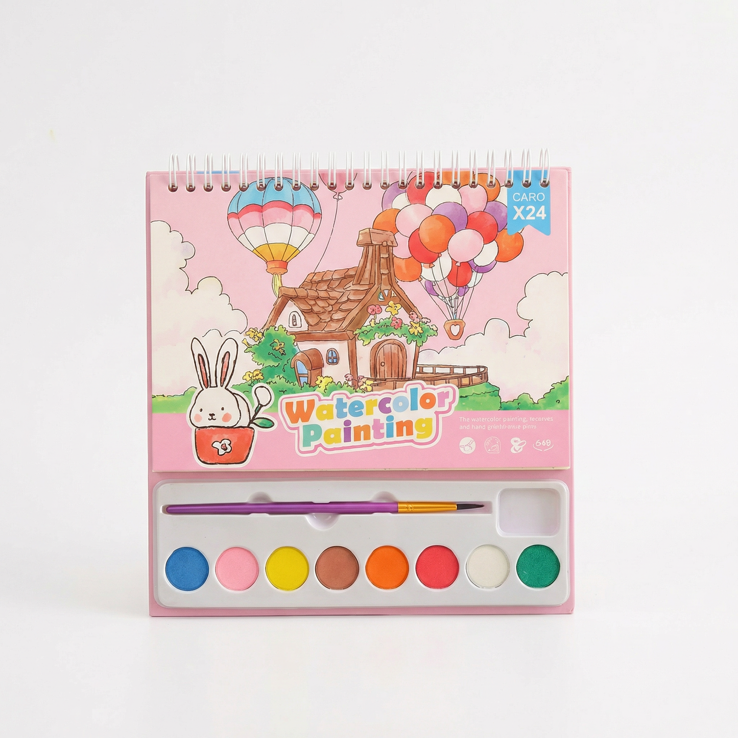 Travel Friendly Watercolour Colouring Kit for Kids