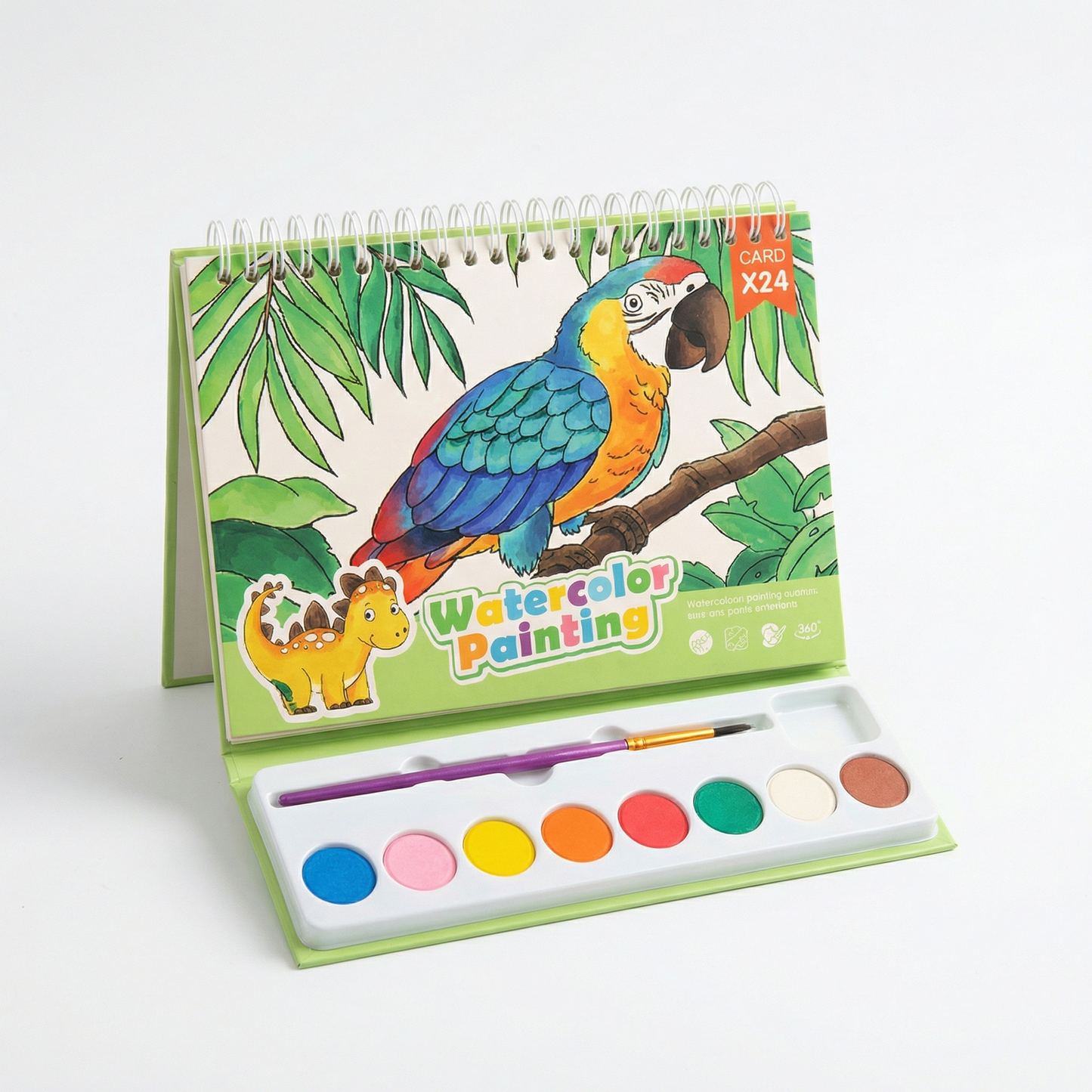 Travel Friendly Watercolour Colouring Kit for Kids