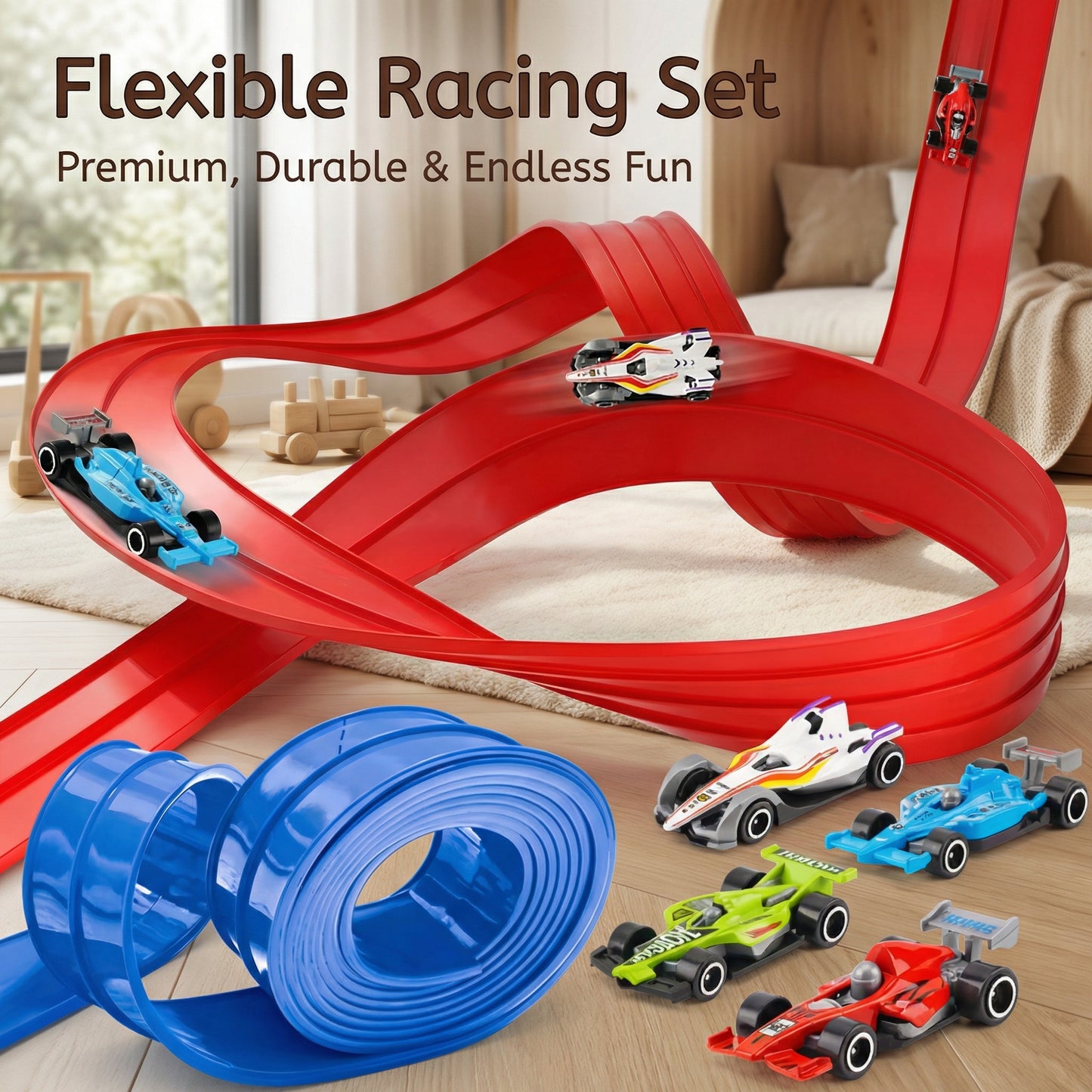 Creative Flexible Racing Track for Kids