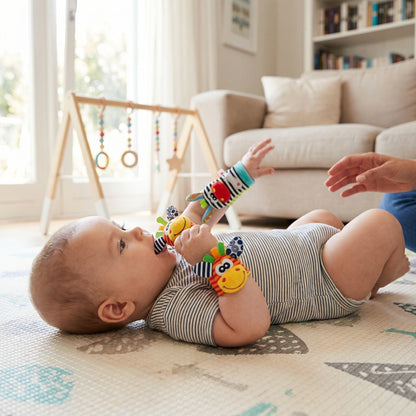 Newborn Rattle Socks and Wrist Bands