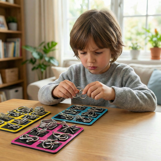 Metal Logic Puzzle 8-Piece set