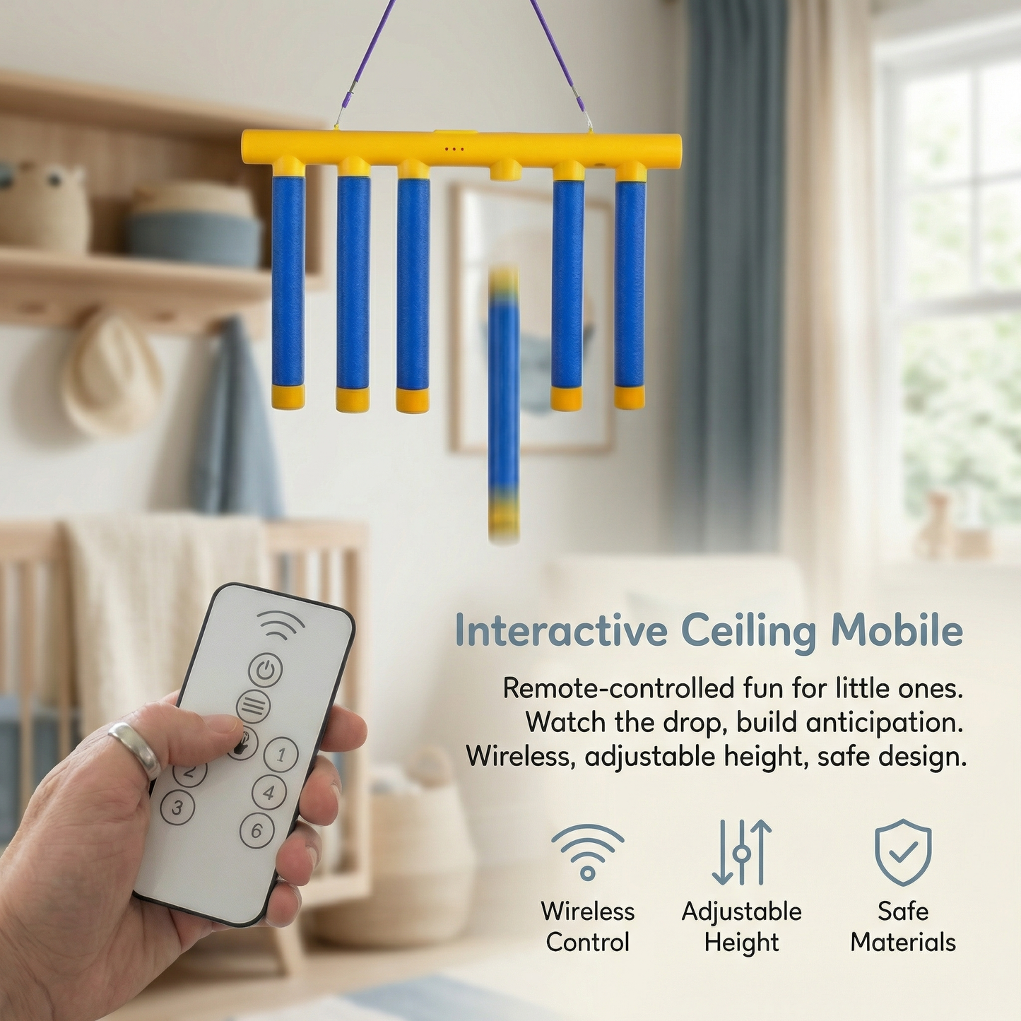 Kids Reaction Stick Catch Game