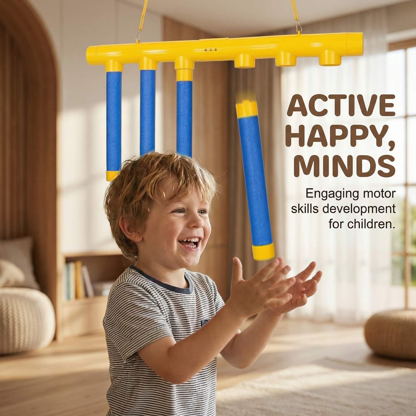 Kids Reaction Stick Catch Game