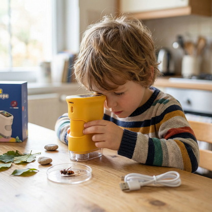 Kids Pocket Digital Microscope with Screen