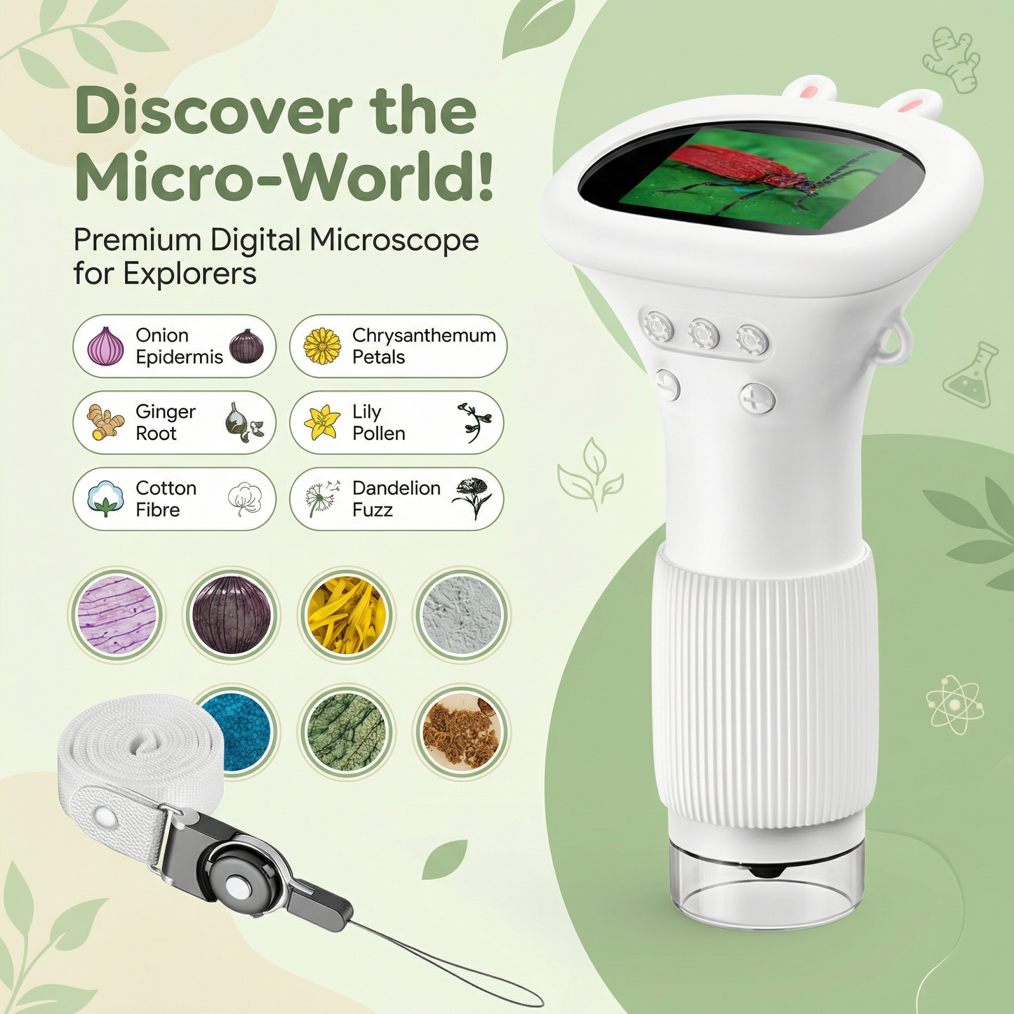 Handheld Digital Microscope for Kids