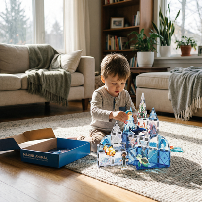 Magnetic Ocean Tiles Building Set (42pcs)