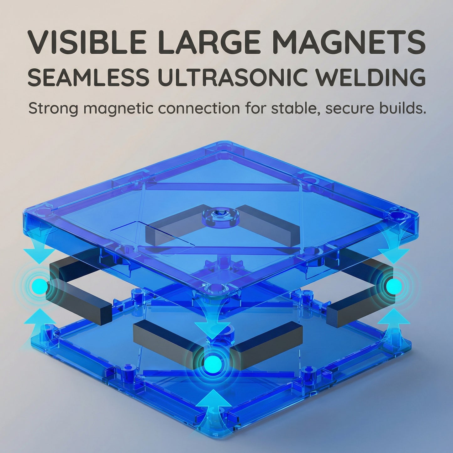 Magnetic Ocean Tiles Building Set (42pcs)