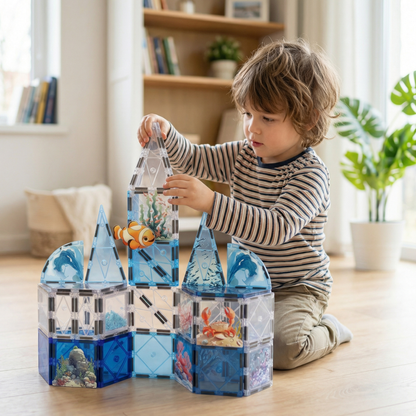 Magnetic Ocean Tiles Building Set (42pcs)