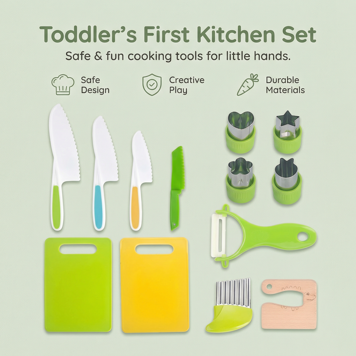 Little Chef Kids Kitchen Tool Set