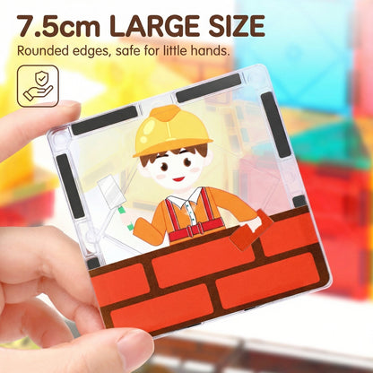 Magnetic Construction Tile Set (42pcs)
