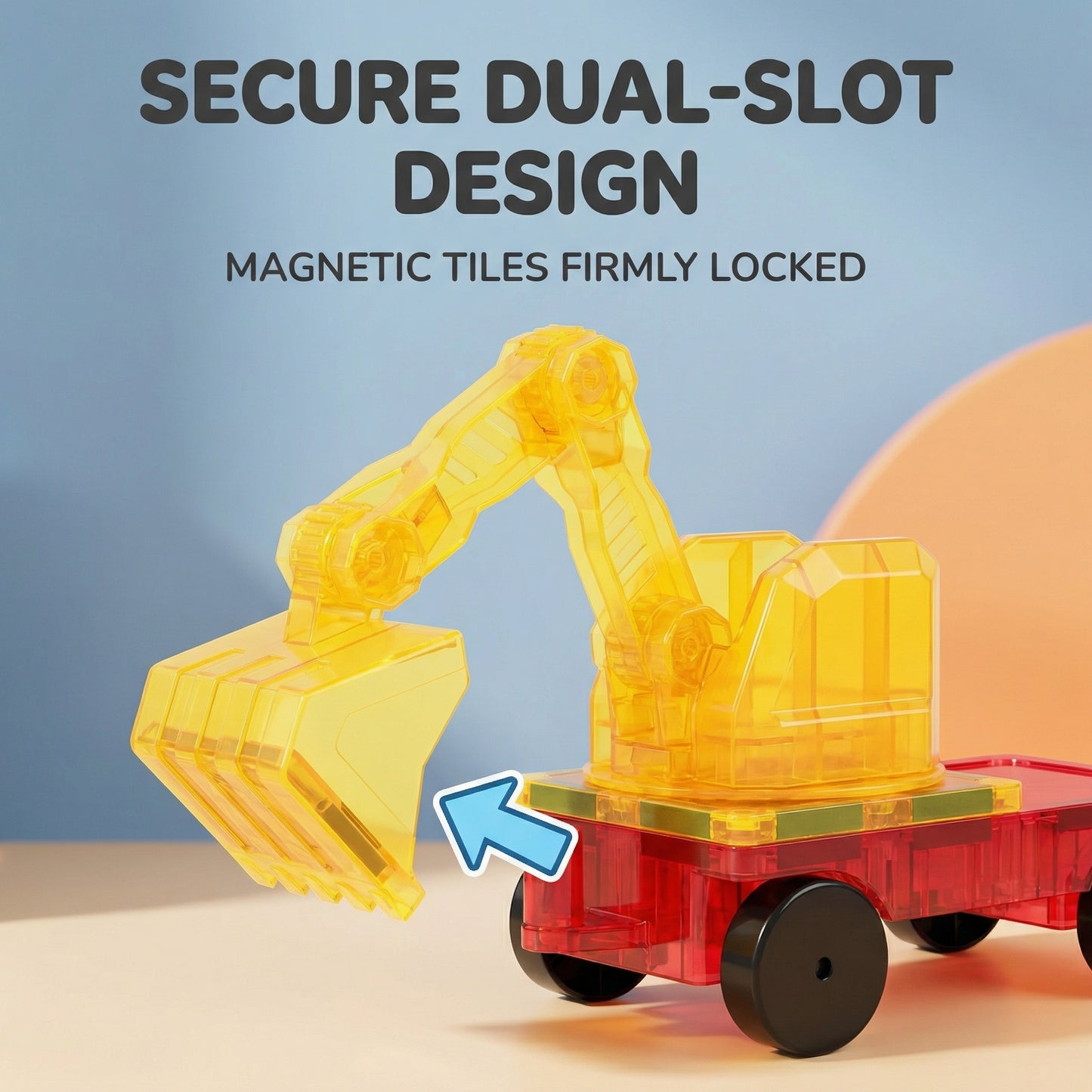 Magnetic Construction Tile Set (42pcs)