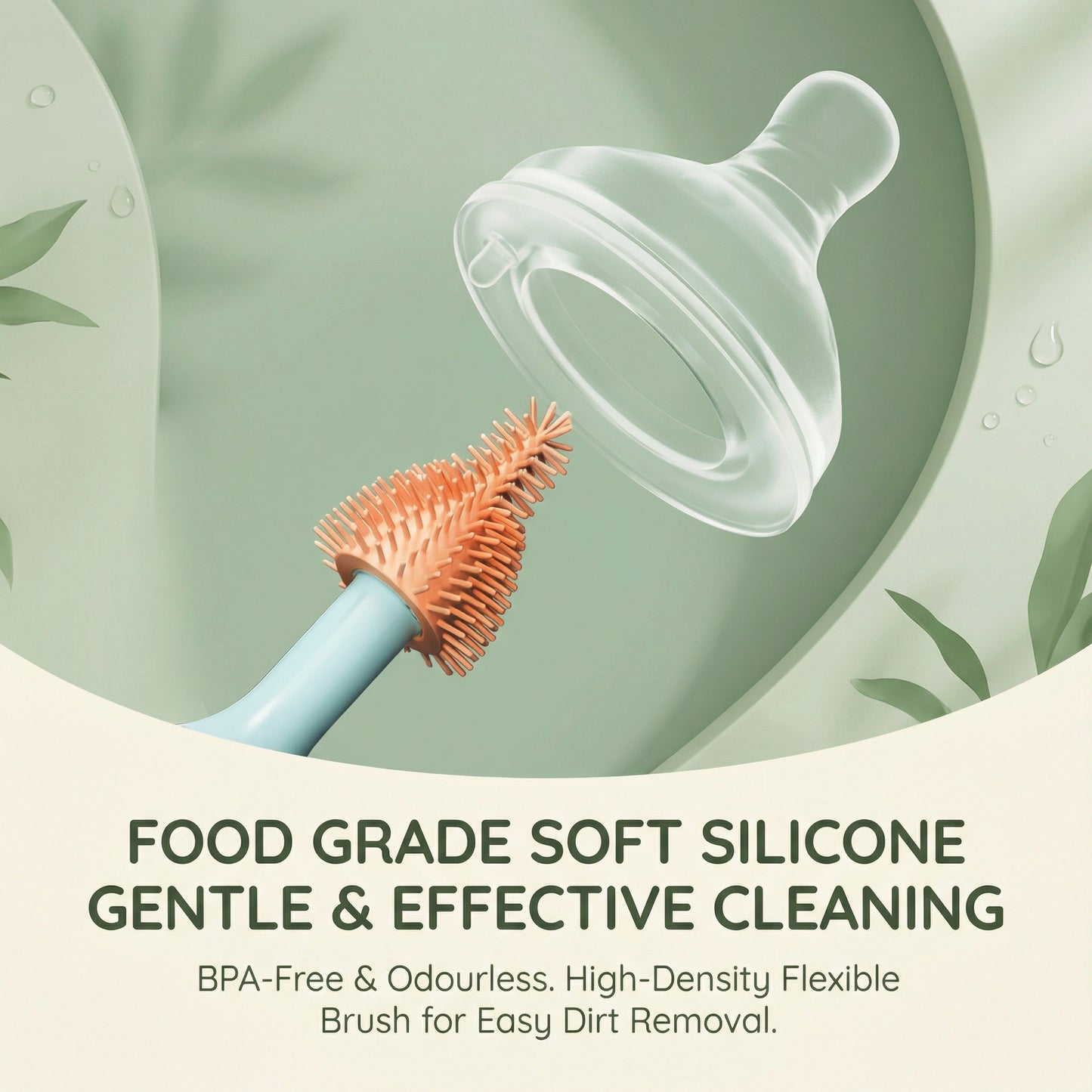 Electric Baby Bottle Cleaning Brush Set