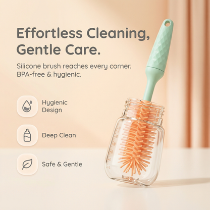 Electric Baby Bottle Cleaning Brush Set