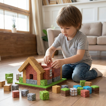 Magnetic Building Cubes for Kids