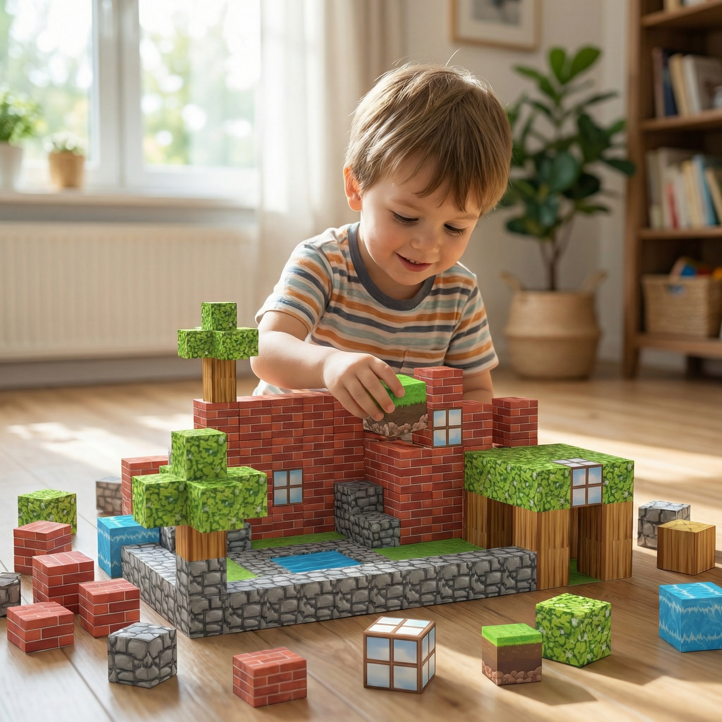 Magnetic Building Cubes for Kids