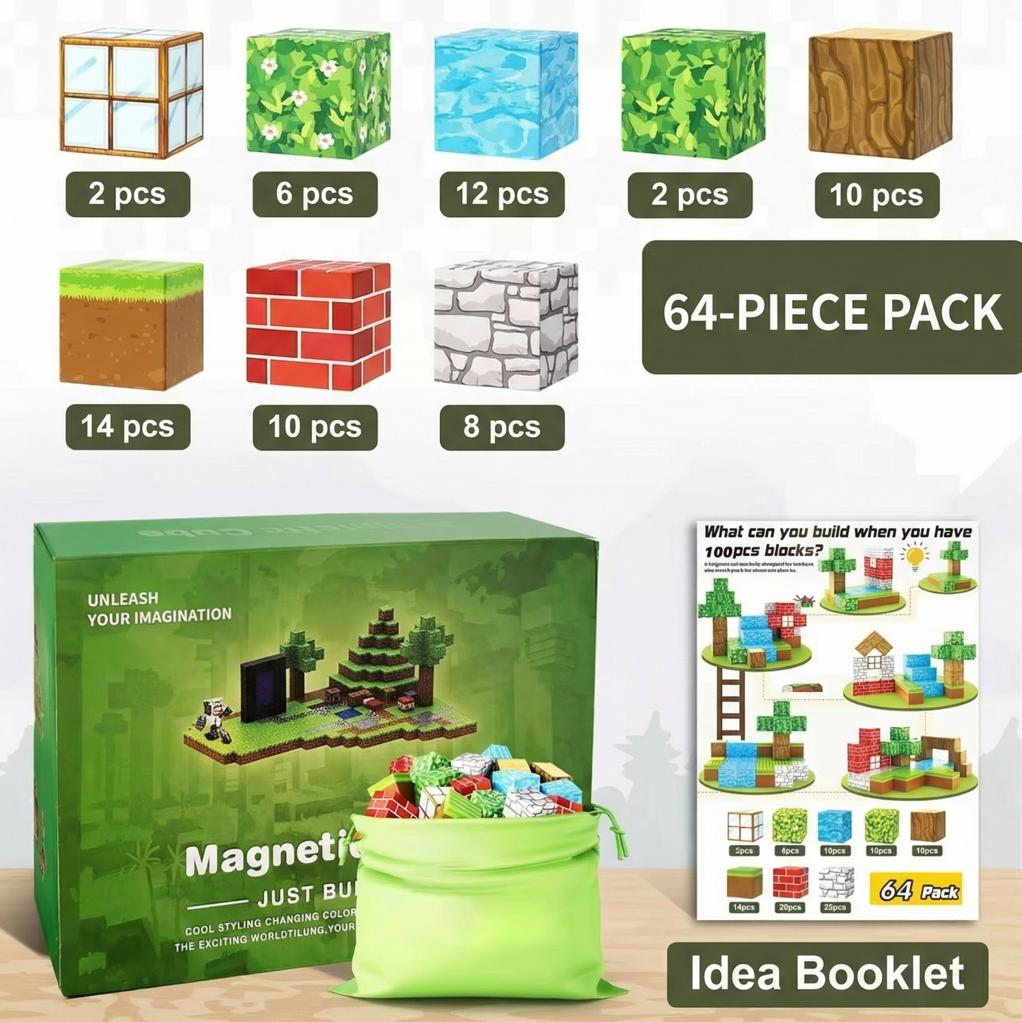 Magnetic Building Cubes for Kids