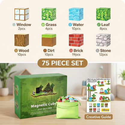 Magnetic Building Cubes for Kids