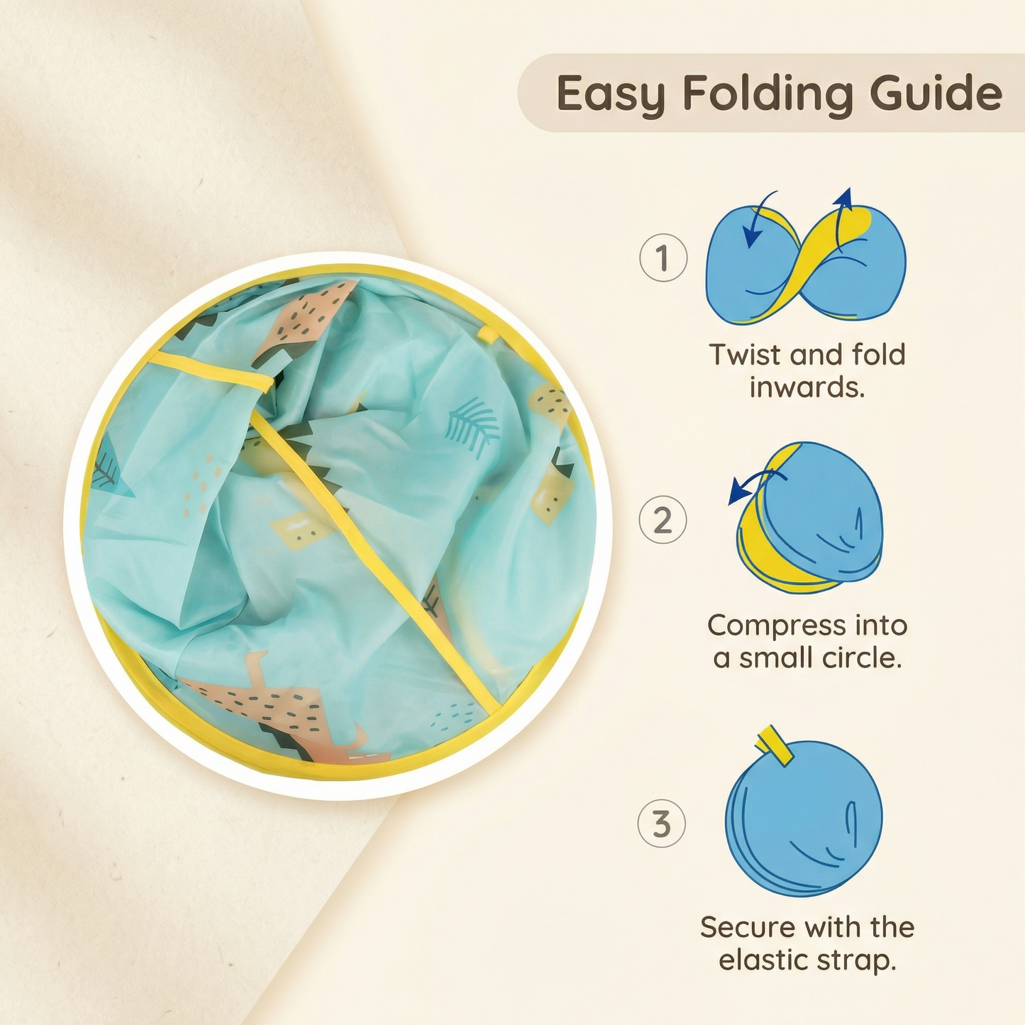 Foldable Kids Haircut Cape