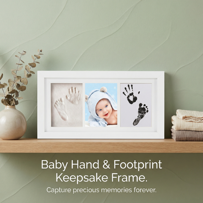 Baby Hand and Footprint Keepsake Frame