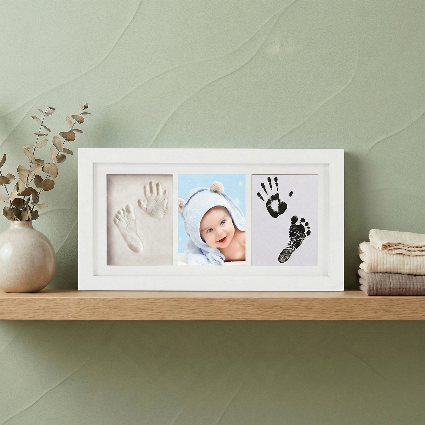Baby Hand and Footprint Keepsake Frame
