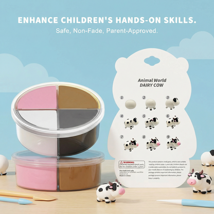 Air Dry Clay Animal Modelling Set
