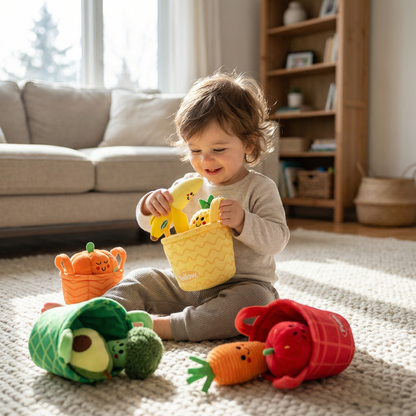 Fruit and Vegetable Sorting Toy Set