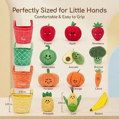 Fruit and Vegetable Sorting Toy Set